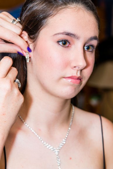 Piper gets ready for her 8th Grade dance